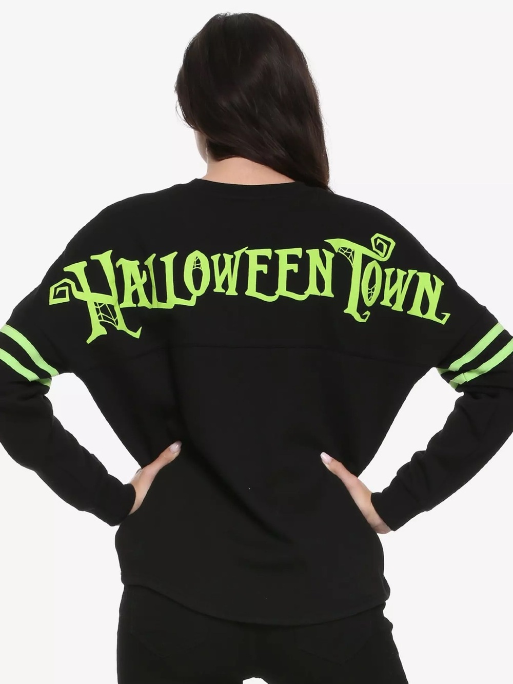 The Nightmare Before Christmas Halloween Town Womens Athletic Pullover